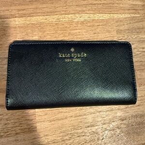 Kate Spade Midnight Black Clutch
